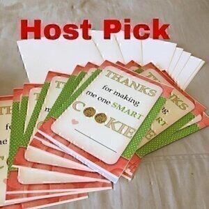 Set of 12 Teacher Thank you cards SMART COOKIE